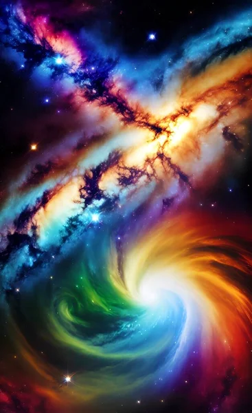 Beautiful Nebula Space Elements Image Furnished — Stock Photo, Image