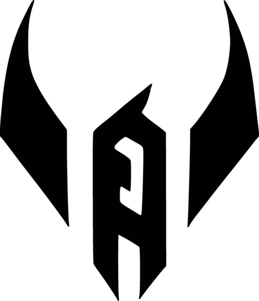 Águila Letra Logotipo Diseño Ilustración — Foto de Stock