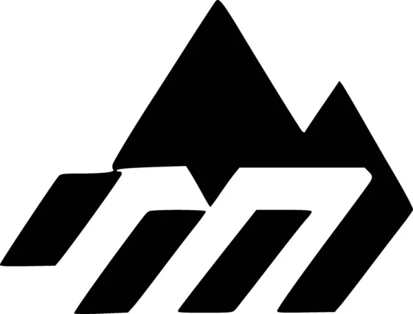 Ilustracja Ikony Górskiej — Zdjęcie stockowe