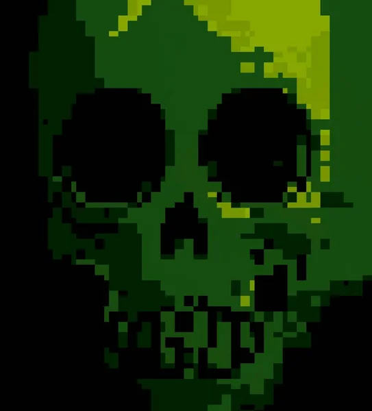 Pixel Art Zombie Monster — Foto de Stock