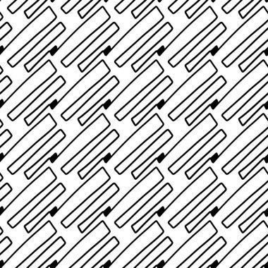 Eğik siyah segmentli pürüzsüz desen