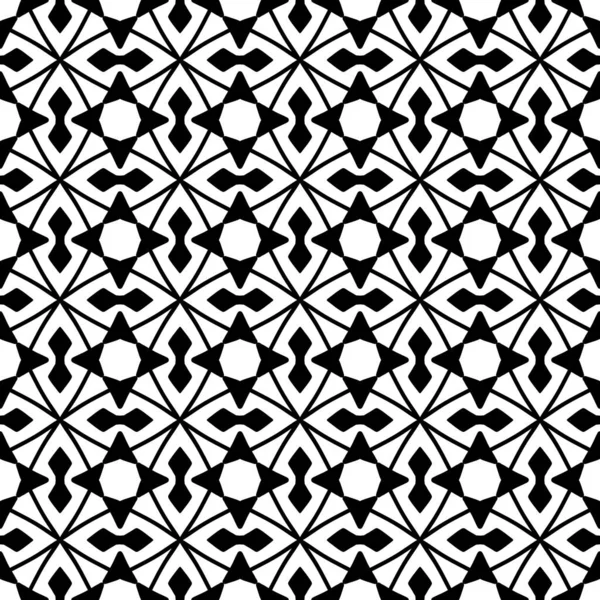 Abstract Geometrisch Ornamenteel Naadloos Patroon Ontwerpachtergrond — Stockfoto