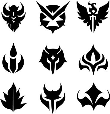 Web tasarımı için simge seti