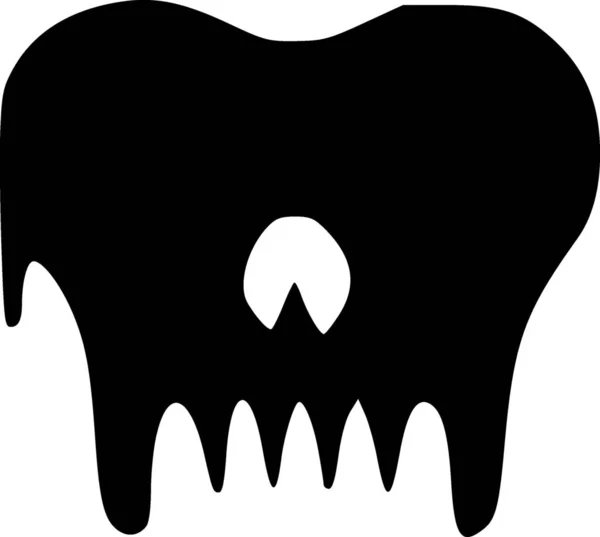 Zahn Web Symbol Einfache Illustration — Stockfoto