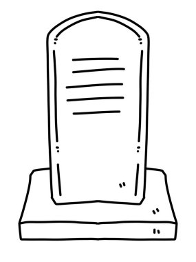 bir kitabın siyah beyaz çizgi çizimi