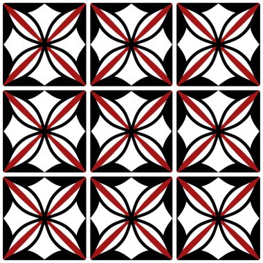 geometrik şekilli kusursuz desen, illüstrasyon