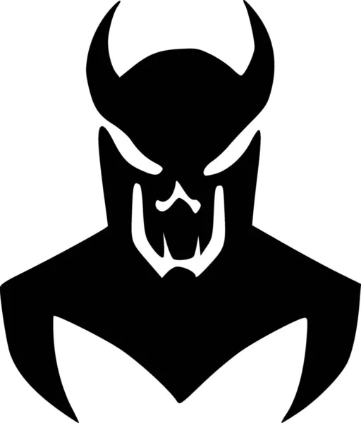 Diabeł Ikona Web Prosta Ilustracja — Zdjęcie stockowe