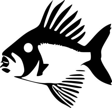 Balık. Web simgesi basit illüstrasyon