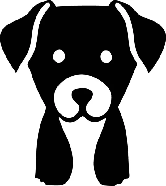 Hund Web Ikon Simpel Illustration - Stock-foto