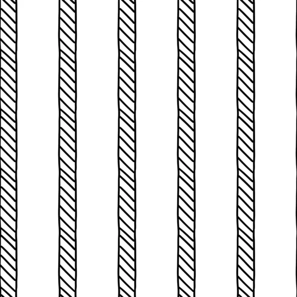 手描きの線でシームレスなパターン イラスト — ストック写真