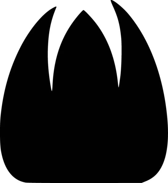 Black White Icon Shape — Stok fotoğraf