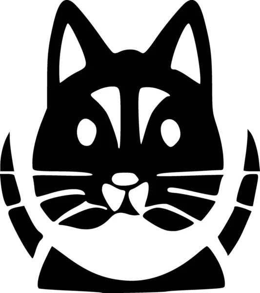 Γάτα Web Εικονίδιο Απλή Απεικόνιση — Φωτογραφία Αρχείου