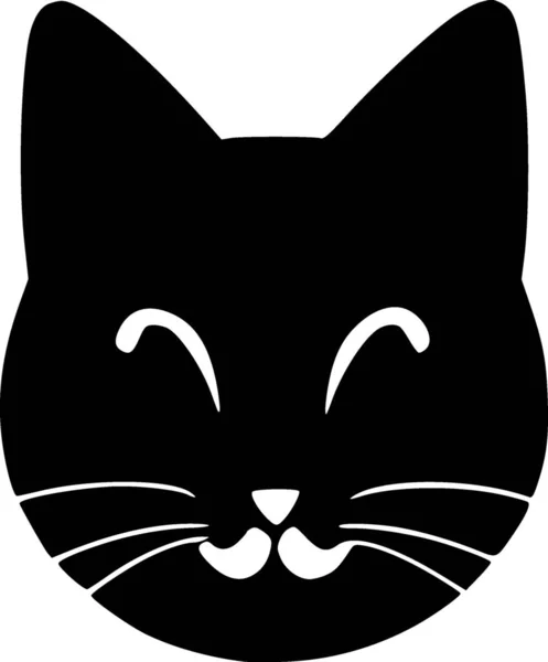 Кіт Веб Іконка Проста Ілюстрація — стокове фото