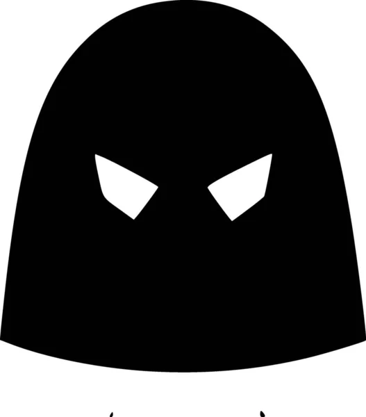 Maska Ikona Web Prosta Ilustracja — Zdjęcie stockowe