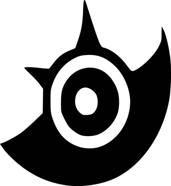Schwarz Weiß Symbolform — Stockfoto