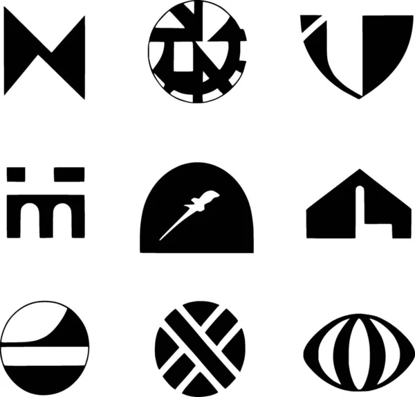 Universelle Symbole Für Web Und Mobile — Stockfoto