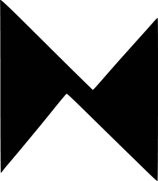Black White Icon Shape — Stockfoto
