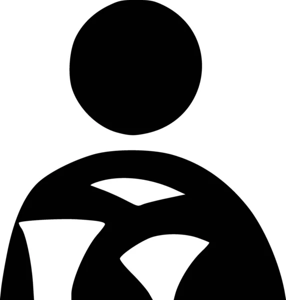 Schwarz Und Weiß Symbolform — Stockfoto