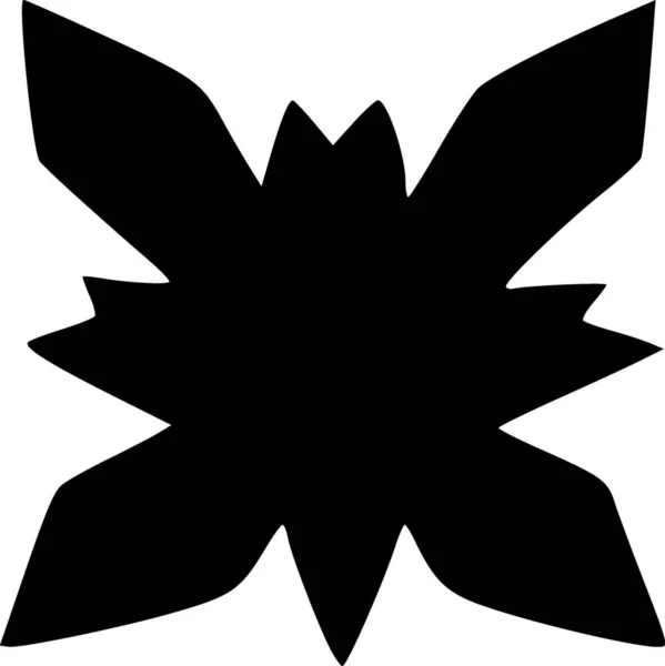 Stern Web Symbol Einfache Illustration — Stockfoto