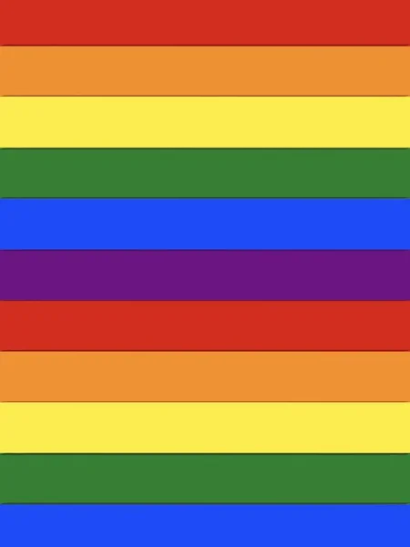 Renkli Bir Arkaplanda Gökkuşağı Lgbt Bayrağı — Stok fotoğraf