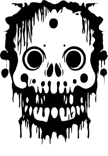 Icon Illustration Skull — Stock Photo, Image
