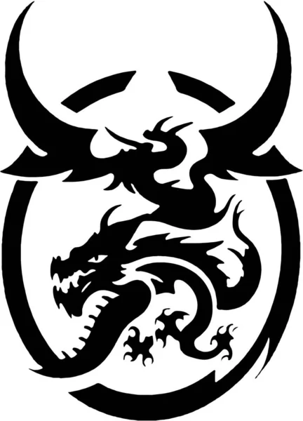 Illustration Dragon — Stock Photo, Image