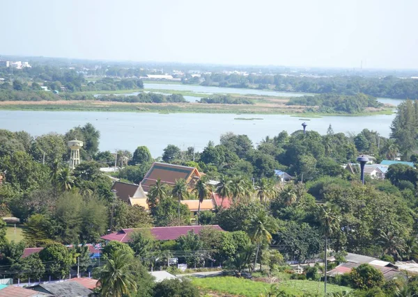Vedere Din Orașul Chachoengsao Thailanda — Fotografie, imagine de stoc