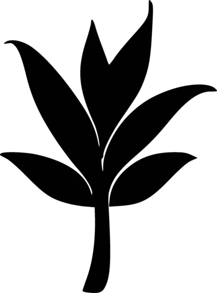Roślina Ikona Web Prosta Ilustracja — Zdjęcie stockowe