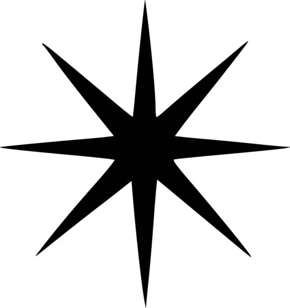 Estrella Icono Web Ilustración Simple — Foto de Stock