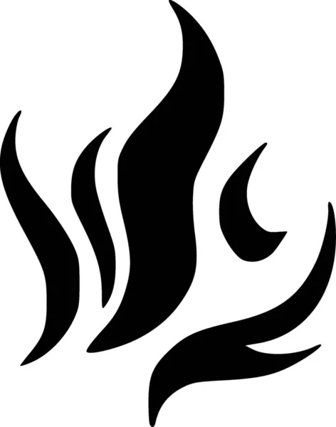Yangın Web Simgesi Basit Illüstrasyon — Stok fotoğraf