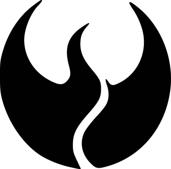 Feuer Web Symbol Einfache Illustration — Stockfoto