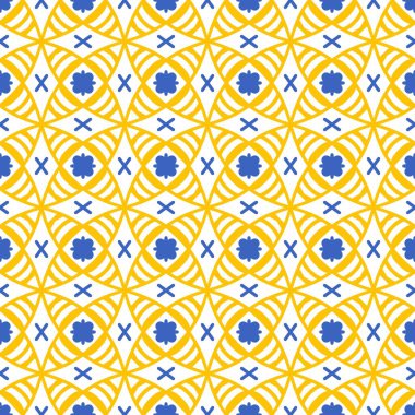 geometrik şekilli kusursuz desen, illüstrasyon