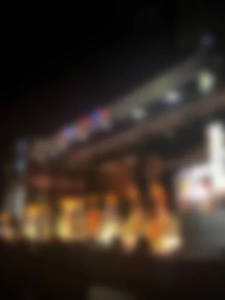 Blur Background People Night — Stock Photo, Image