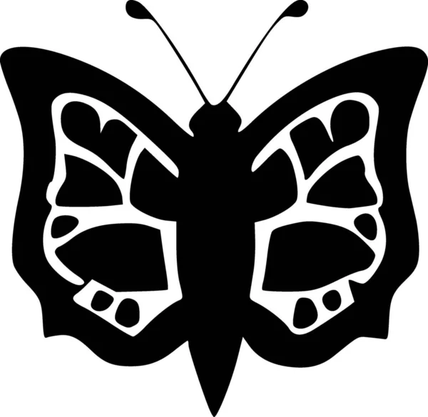 Butterfly Web Icon Simple Design — Stock Photo, Image