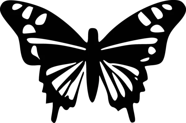 Farfalla Icona Web Semplice Illustrazione — Foto Stock
