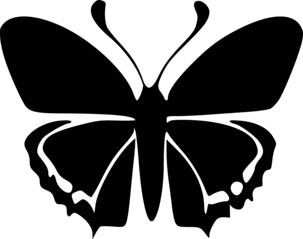 Papillon Icône Web Illustration Simple — Photo