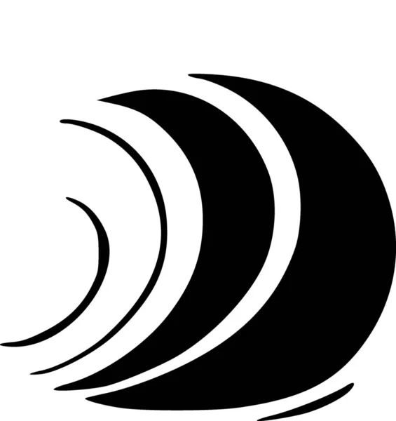 Schwarz Und Weiß Wellenform — Stockfoto
