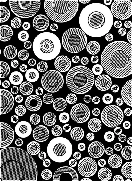 Абстрактный Геометрический Фон Кругами — стоковое фото