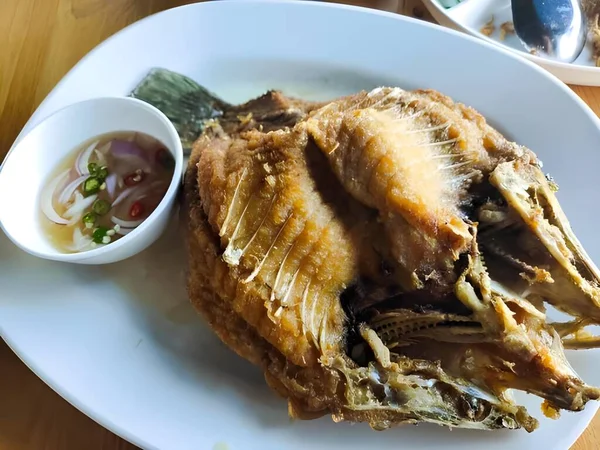 Cuisine Photo Fried Fish — Stock Photo, Image