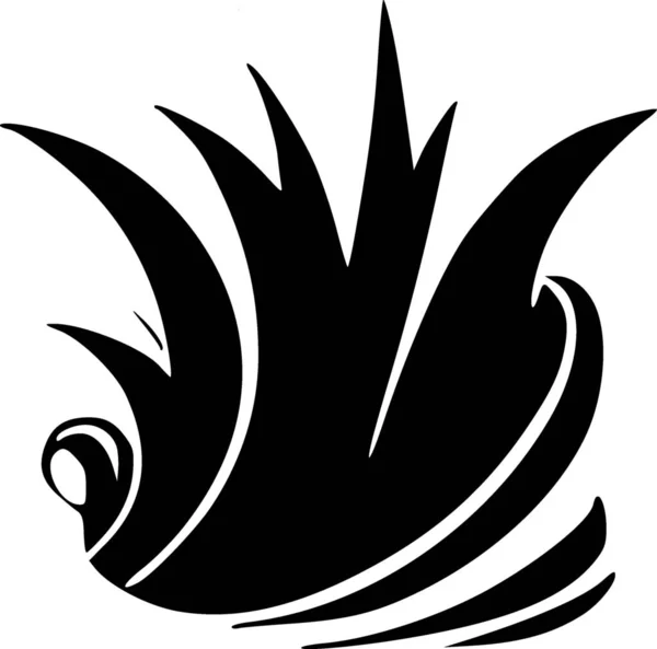 Black White Icon Shape — Stock Photo, Image