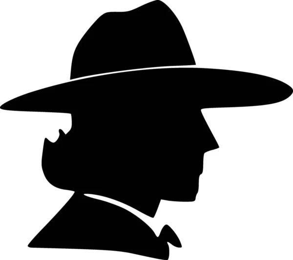 Иллюстрация Человека Шляпе — стоковое фото
