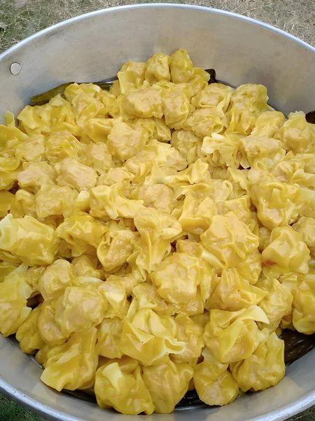 Vista Perto Comida Deliciosa Dumplings — Fotografia de Stock