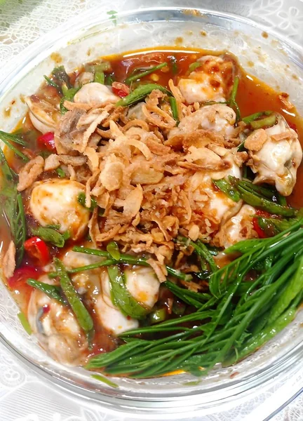 Thai Food Stir Fried Noodles Vegetables Spices — Stock Photo, Image