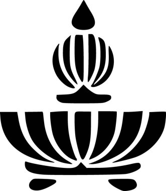 black and white of icon shape