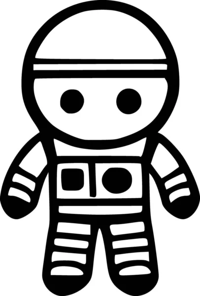Spaceman Web Icon Vector Illustration — Stock Photo, Image