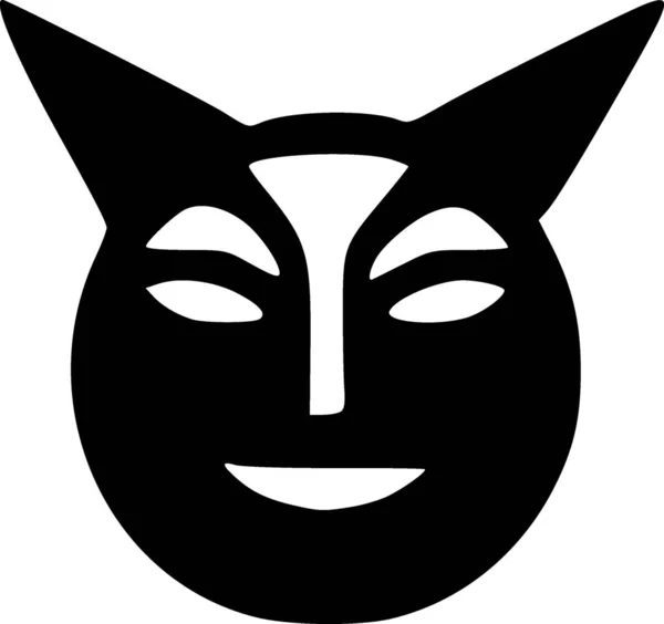 Maska Ikona Web Prosta Ilustracja — Zdjęcie stockowe