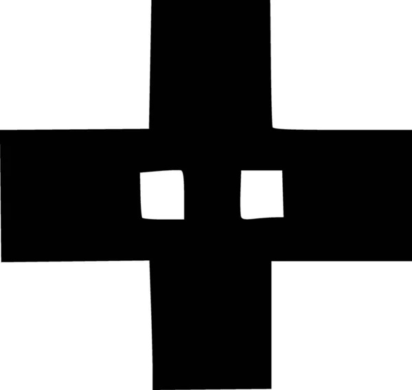 Czarno Białe Ikony — Zdjęcie stockowe