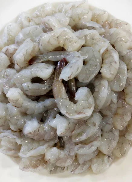 Close Shrimp Cooking — Stock Photo, Image