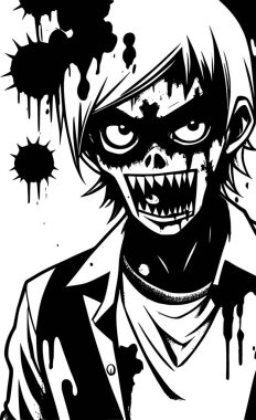 Zombi bir canavarın resmi.