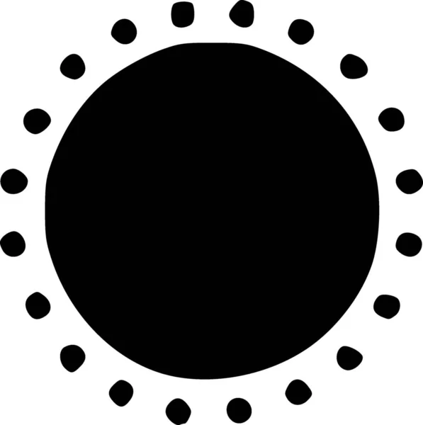 Punkte Web Symbol Einfache Illustration — Stockfoto